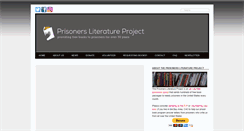 Desktop Screenshot of prisonersliteratureproject.com